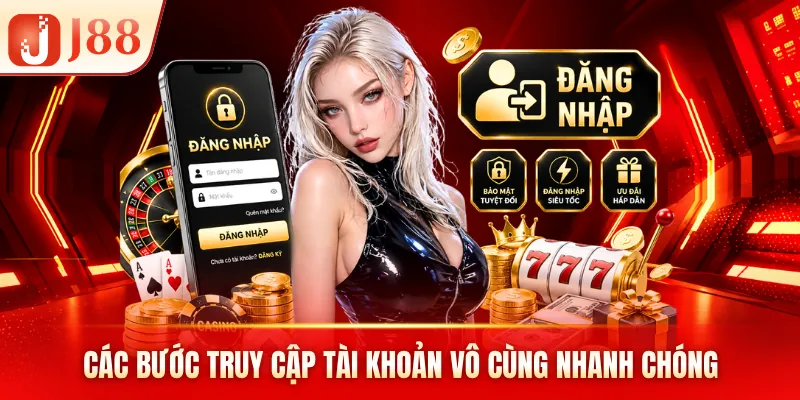 Các bước truy cập tài khoản vô cùng nhanh chóng