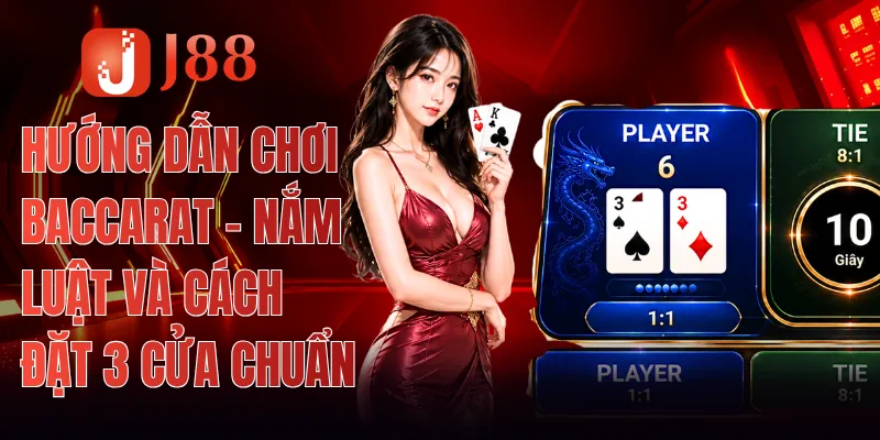 Hướng Dẫn Chơi Baccarat - Nắm Luật Và Cách Đặt 3 Cửa Chuẩn