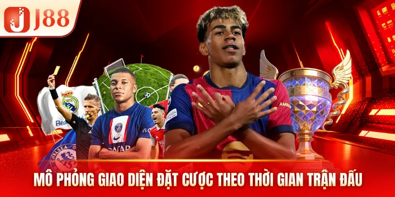 Mô phỏng giao diện đặt cược theo thời gian trận đấu