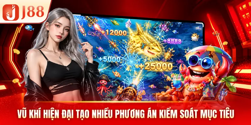 Vũ khí hiện đại tạo nhiều phương án kiểm soát mục tiêu